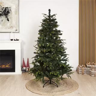 Julgran plast PE/PVC "ALVA", Klass A, 200x134 cm utan LED