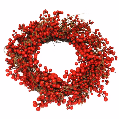 Plastkrans Ø60 cm med röda bär