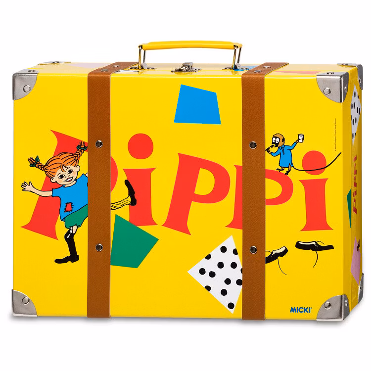 PIPPI - BARNVÄSKA RESVÄSKA 32 CM GUL