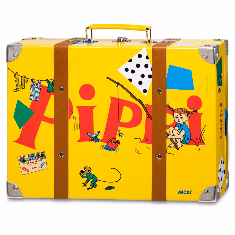 PIPPI - BARNVÄSKA RESVÄSKA 32 CM GUL