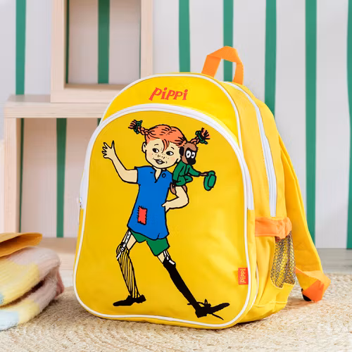 PIPPI - BARNVÄSKA RYGGSÄCK GUL