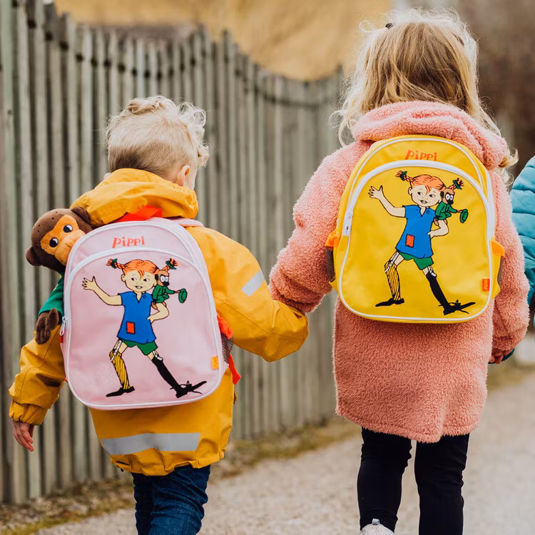 PIPPI - BARNVÄSKA RYGGSÄCK GUL
