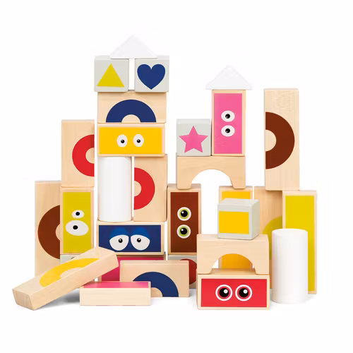 BABBLARNA - BYGGKLOSSAR 30 ST