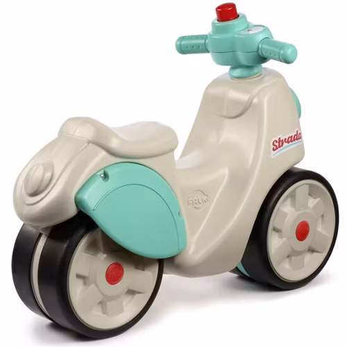 Strada första års skoter krämfärgad och grön