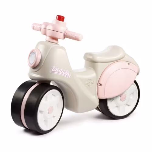 Strada första års skoter krämfärgad och rosa