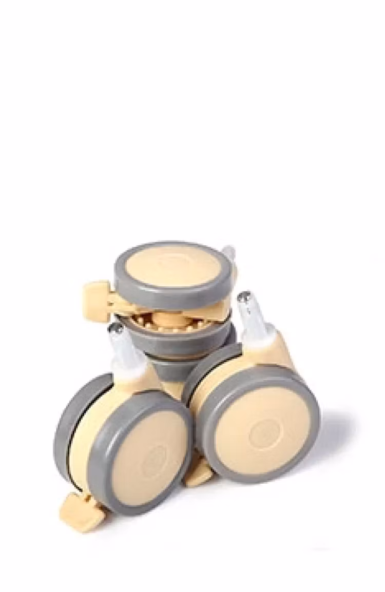 Hjul till spjälsäng