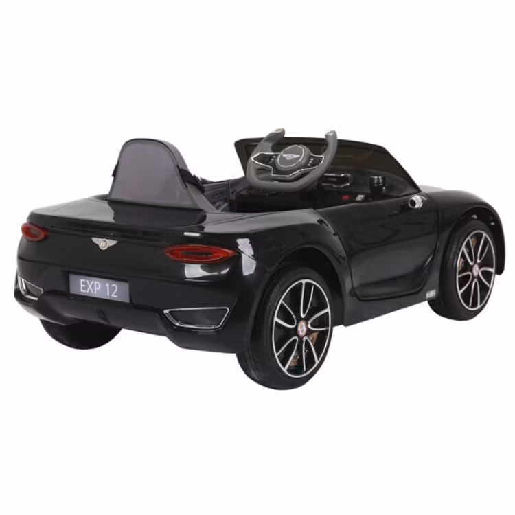 Elbil Bentley EXP 12, NORDIC PLAY Speed, svart, 2x6V