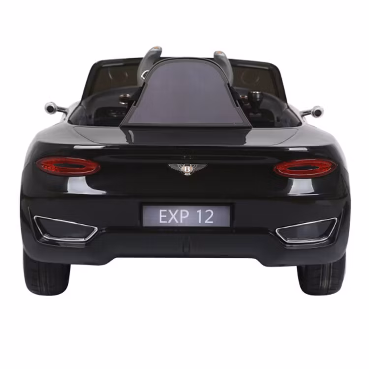 Elbil Bentley EXP 12, NORDIC PLAY Speed, svart, 2x6V