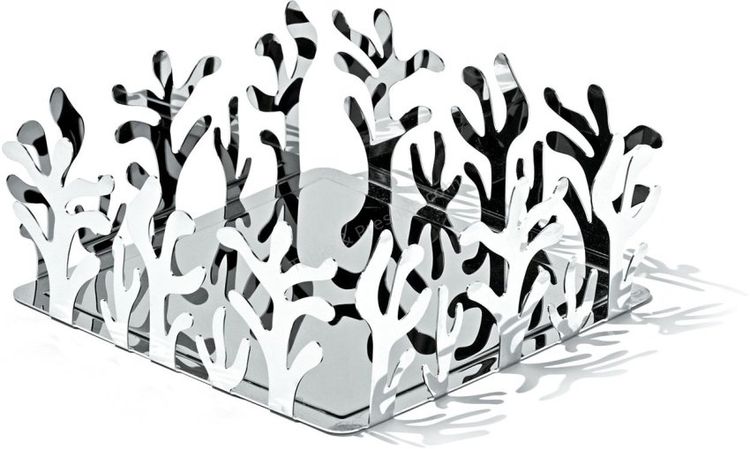 Alessi. Flat paper napkin holder.