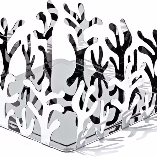 Alessi. Flat paper napkin holder.