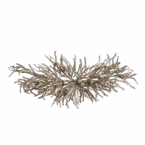 Dekorativa kvistar. På bild två kvistar mittemot varandra. CHAMP/SLV 90CM.