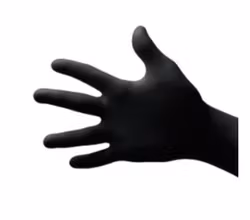Engångshandske Nitril WS Svart PF Strl XL (10) , 100st/fp