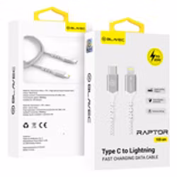 Blavec Cable Raptor braided - Type C to Lightning - PD 20W 2,4A 1 metre Apple CarPlay