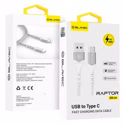 Blavec Cable Raptor braided - USB to Type C PD 66W 6A 2 meter