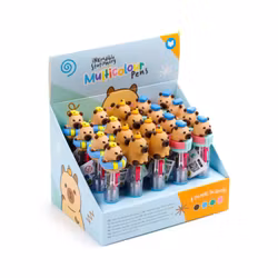 Capybara Penna med Multifärg (4 Färger) 20st/fp