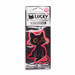 Lucky the Black Cat Katt Luftfräschare