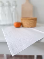 Tablett av återvunnet material, vit