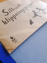Vintage silhuettklippningspapper