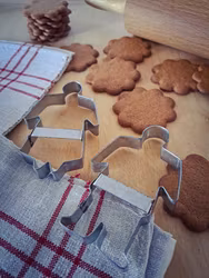 Vintage pepparkaksformar Gumma och gubbe