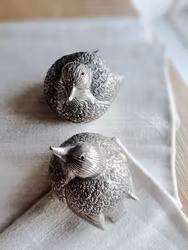 Vintage salt och pepparströare Sparvar