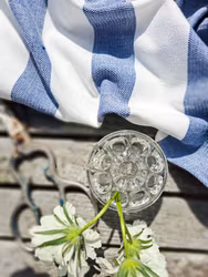 Vintage snittblomsterhållare