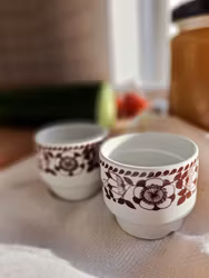 Vintage äggkoppar, 2 styck
