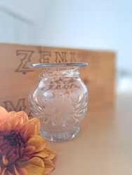 Vintage glasvas Vildros