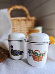 Vintage salt och pepparströare Naif