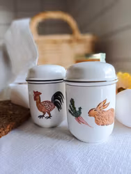 Vintage salt och pepparströare Naif