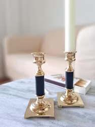 Vintage ljusstakar, 2 styck