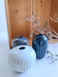 Vintage miniatyrvaser Kähler, 3 styck