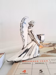 Vintage ljusstake Ängel