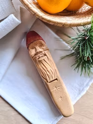 Vintage nötknäppare Tomte
