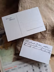 Vintage kort God Jul och Gott Nytt År, 2 styck