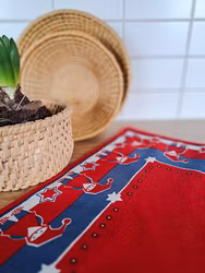 Vintage duk av textildesignern May Bühler