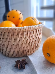 Vintage ostform i rot