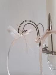 Vintage ljuskronor, odekorerade, 2 styck