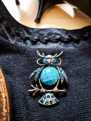 Vintage brosch Uggla