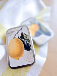 Pastiller Citron i plåtask, assorterat, 1 styck