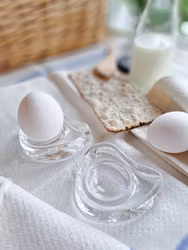 Äggkoppar Tiu av designer Jorma Vennola, Iittala, 2 styck