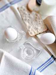 Äggkoppar Tiu av designer Jorma Vennola, Iittala, 2 styck