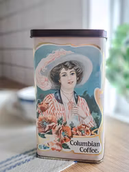 Plåtburk Columbian Coffee, England