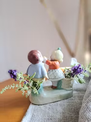 Figurin Flicka och pojke