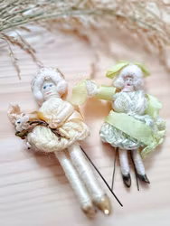 Garndockor, 2 styck