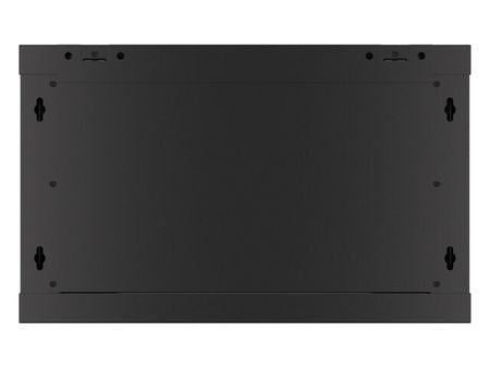 RACKSKÅP 19" VÄGGMONTERAT 6U/600X600 FÖR SJÄLVMONTERING MED METALLDÖRR SVART LANBERG (FLAT PACK)