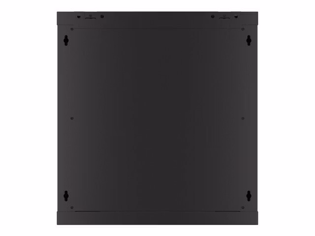 RACKSKÅP 19" VÄGGMONTERAT 12U/600X600 FÖR SJÄLVMONTERING MED METALLDÖRR SVART LANBERG (FLAT PACK)