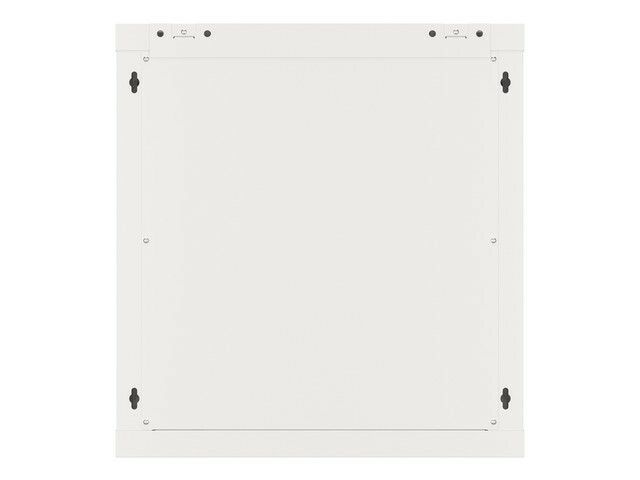 RACKSKÅP 19" VÄGGMONTERAT 12U/600X600 FÖR SJÄLVMONTERING MED METALLDÖRR GRÅ LANBERG (FLAT PACK)