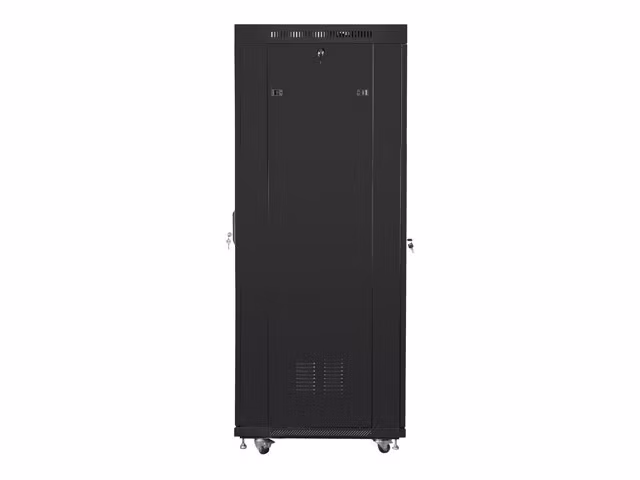 RACKSKÅP 19" FRISTÅENDE 37U/600X800 (FLAT PACK) MED GLASDÖRR LCD SVART LANBERG V2