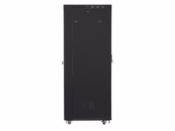 RACKSKÅP 19" FRISTÅENDE 42U/600X1000 (FLAT PACK) MED GLASDÖRR LCD SVART LANBERG V2