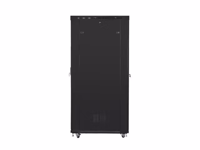 RACKSKÅP 19" FRISTÅENDE 42U/800X1200 (FLAT PACK) MED GLASDÖRR LCD SVART LANBERG V2